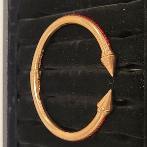 Vita Fede Mini Titan Side Surf Bracelet Rose Gold Red Light Siam Unisex New